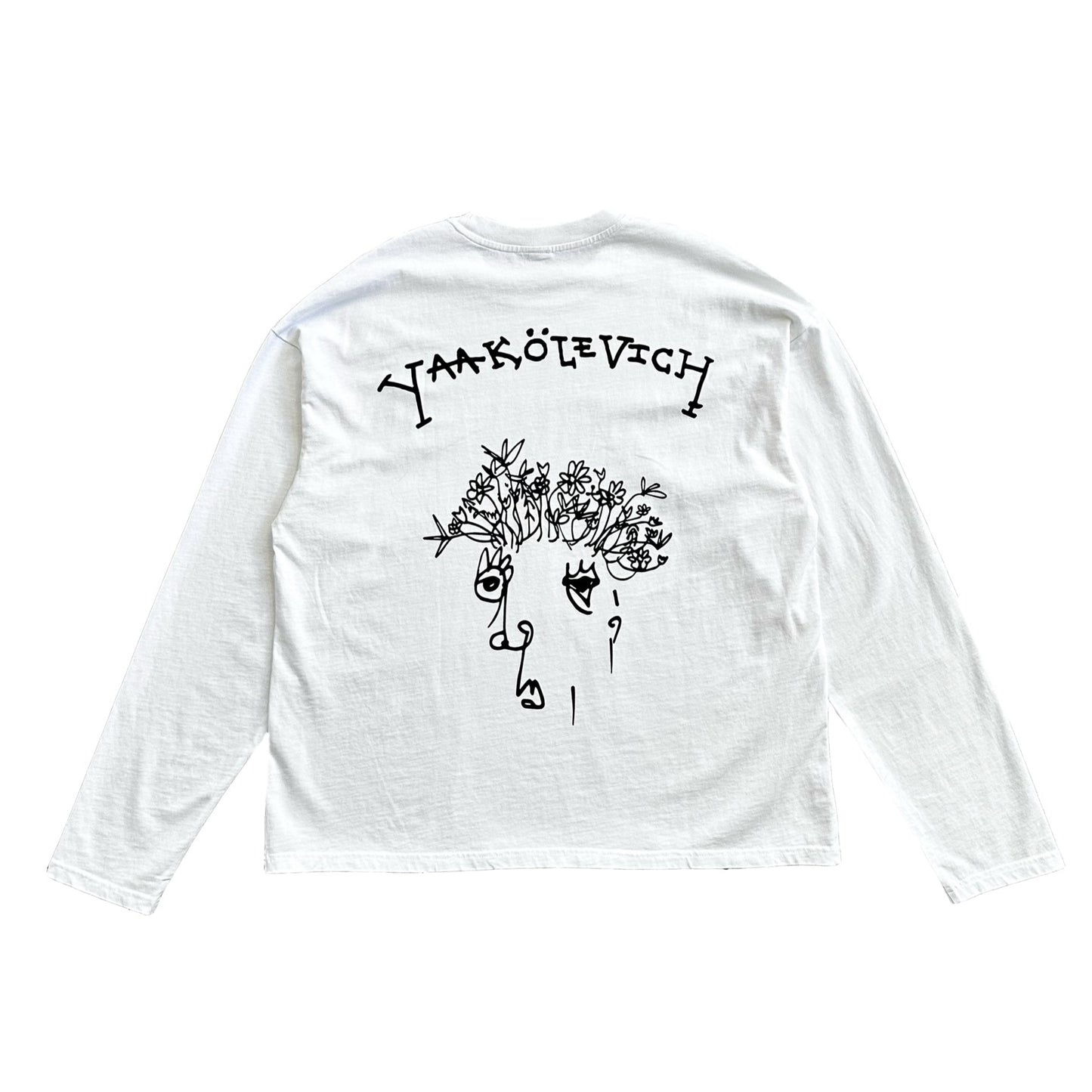 Yaakölevich x Bourgeoise FLOWERHEAD Long Sleeve Tee